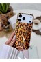 iPhone 17 Promax Compatible Shine Leopard Color Gradient Shiny Design Silicone Case - 4