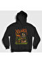 Unisex Black Witchtanic Hellucinations Acid Witch Hooded Sweatshirt 590177Tt