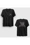 Unisex Black God Dog V2 Johan Lookism Back Printed T-Shirt 5873Zw