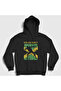 Unisex Black Runner Gift Usain Bolt Hooded Sweatshirt 589167Tt
