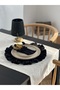 Dark 4 Pieces of American Serving Spoons & 4 Pieces of Spoon Holders - 7