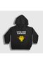 Unisex Children's Black Cute Little Miss Sunshine Hooded Sweatshirt 587051Tt