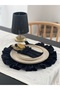 Dark 2 Pieces of American Serving Spoon & 2 Pieces of Spoon Holder Case - 4