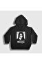 Unisex Children's Black Manon K Pop Katseye Hooded Sweatshirt 588599Tt