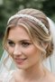 Elegant Bridal Crown with Pearl and Crystal Beads Fine Design Wedding and Engagement Hair Accessory - 4