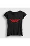 Women's Black Babymonster Babymetal Logo T-Shirt 586329Tt