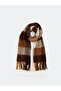 Esvab • Modern & Distinctive Fringed Checkered Embroidered Women's Scarf