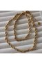 Thick Twist Chain Necklace (60 cm) - Nostalgic Women's Necklace - 2