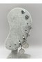 Steel Silver Color Clover Multiple Earrings - 2