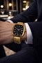 Steel Band Men's Wristwatch with Calendar