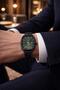 Steel Band Men's Wristwatch with Calendar - 2