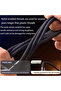 كابل شحن ونقل بيانات شفاف ومضيء USB إلى Type-C - دعم 240 واط - 4