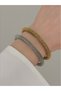 Women's Steel Wire Workmanship Adjustable Cuff Bracelet – Color Options Available – Silver