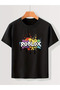 Colorful Roblox Fan Printed Premium 100% Cotton Crew Neck T-Shirt for Children