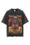 Washable Speed Printed Unisex Oversized Vintage T-Shirt