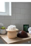 Mushroom Shaped Cotton Swab and Cotton Pad Organizer – Bathroom & Vanity Storage Container with Lid - 5