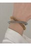 Women's Steel Wire Workmanship Adjustable Cuff Bracelet – Color Options Available – Silver - 7