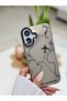iPhone 17 Compatible Fingerprint Resistant Printed Pattern Metallic Electro Silicone Case - 3