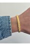 Steel R Silver & Gold Cuff Bracelet Inner Diameter: 6 cm / Circumference: 20 cm - Silver - 3
