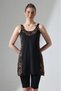 Women's Tights and Dress Stretch Fabric Swimsuit with Attached Chest Pad, Beachwear
