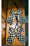 Mackenzie Pattern Checkered Model Ribbon Bow 2” Pieces