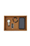Medium Size Mustard Faux Leather Tray - 2