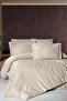 Herra 100% Cotton Satin 200 Tc (80 Thread) Jacquard Double Duvet Cover Set