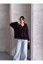 Zippered Half Fisherman's Hair Knit Sweater - 3