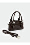 Leather Look Women's Shoulder Bag - 2