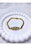 Special Series Zircon Stone Interlocking Ring Row Top Model Women's Bracelet - 3