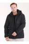 Atk Clothing Men's Black Waterproof Hooded Outdoor Softshell Jacket - Thermal Heat Insulated - 3