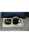 Small Size Light Grey Faux Leather Tray - 2