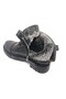 Genuine Leather Fur Lining Cold Resistant Water Resistant Women's Black Boots - 6