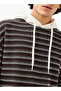 Men Waffle Striped Sweatshirt - 4