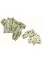 Baby Boys 2 Pcs Pants Set Cute Paper Print Casual Long Sleeve Sweatshirt with Co ord Pant - 2