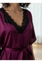 Adaraya Night Dress Short Sleeve With Belt - 4