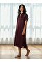 Night Dress Short Sleeve Striped - 2
