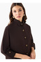 Cotton Oversized Shirt 3/4 Sleeves - 4