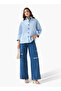 Cotton Oversized Shirt 3/4 Sleeves - 3