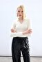 Polo Neck Knitwear - Ecru - 4