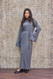 Gray Long Knitwear Dress
