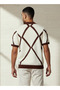 Men Short Sleeves Johnny Collared Polo T-shirt - 3