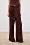 Jacquard Loose Trousers - Brown - 7