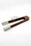 Heat Resistant Cookware Non-Scratch Silicone Tip Wooden Serving Tongs - 2