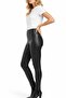 Women's High Waist Shaping / Sculpting Leather-Look Tights - 2