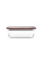 Massi Acacia Wooden Lid Glass Storage Container 1040 ml - 5