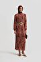 Dress 25K9030 Burgundy