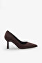 Sindirel Women's Heeled Shoes - Brown Nubuck
