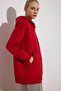 Zipper Detail Hooded Sweatshirt - 4