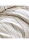 Puretouch Yarn-Dyed Natural Slub Duvet Cover Set Single Size 100% Cotton - 5